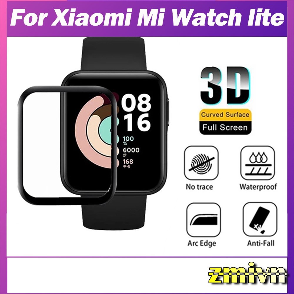 Miếng dán 3D Full màn Xiaomi Redmi Watch / Mi Watch Lite bảo vệ đồng hồ chống xước