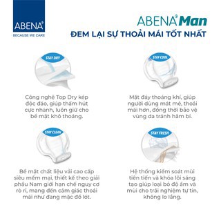 Băng vệ sinh nam Abena Formula nhập khẩu Đan Mạch (15 miếng)