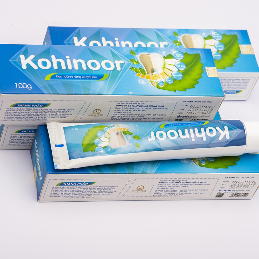 Kem đánh răng dược liệu Kohinoor 100g