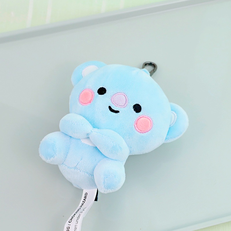 Móc Khóa Hình Thú Nhồi Bông Bt21 Đáng Yêu