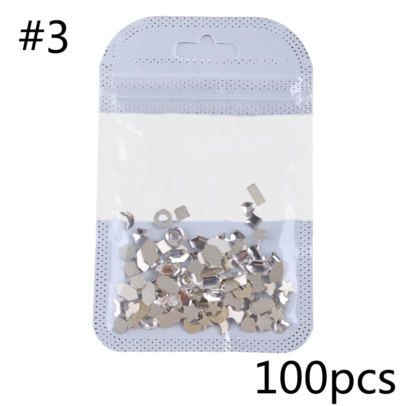 Set 100 Viên Đá Pha Lê AB Đính Móng Nghệ Thuật