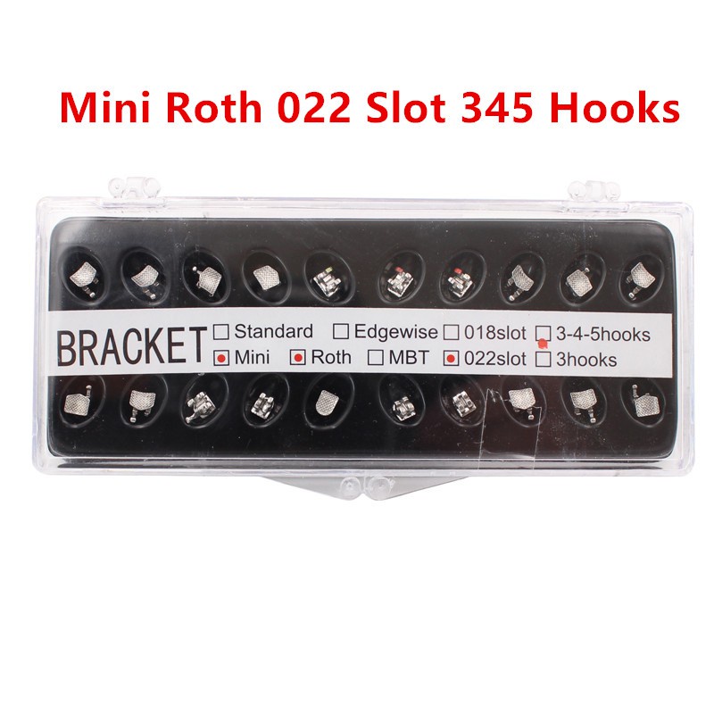 Set 20 móc nối niềng răng chất liệu kim loại chất lượng cao