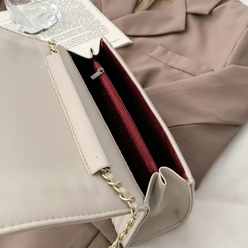 IELGY Túi Đeo Vai Dây Xích Họa Tiết Hình Thoi Thời Trang Cho Nữ