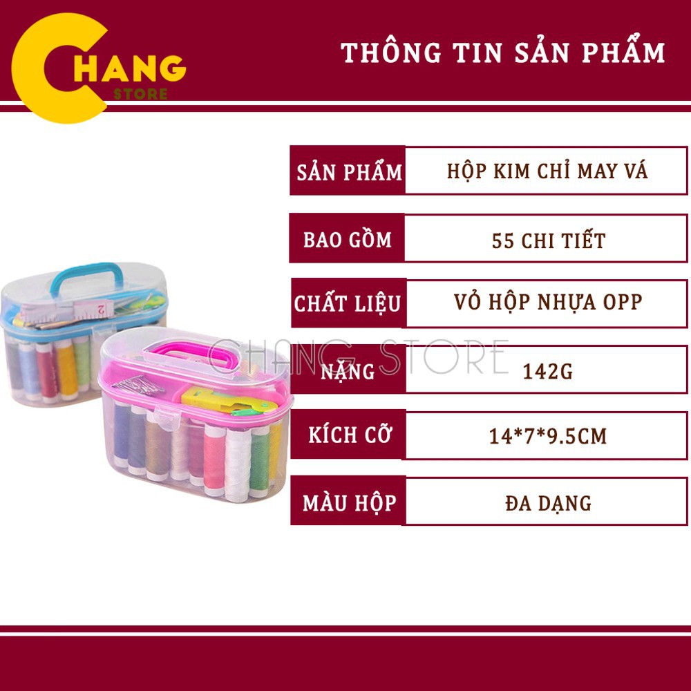 Hộp Kim Chỉ Đa Năng 35 Món Tiện Dụng