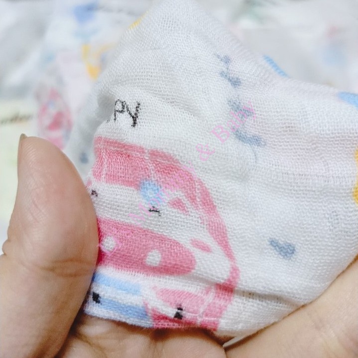 Khăn sữa cho bé sợi tre 30*30CM Set 3 cái khăn rửa mặt lau dãi siêu mềm mịn cho bé sơ sinh K36
