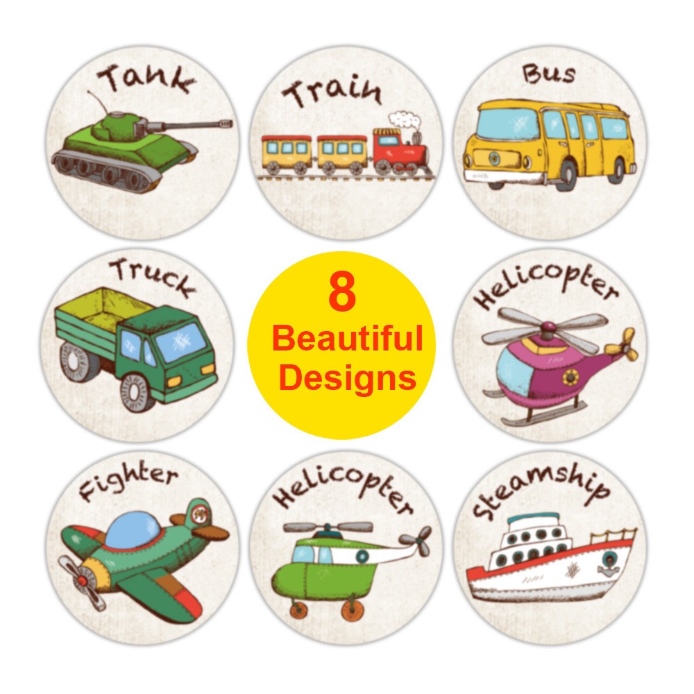 Cuộn 500 Sicker đáng yêu Ngộ Nghĩnh, Cuộn 500 Sticker Nhãn Dán Khích Lệ Khen Thường Học Tập Cho Bé Yêu, Nhiều Họa Tiết