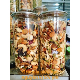Ngũ cốc ăn kiêng Granola siêu hạt 500gr