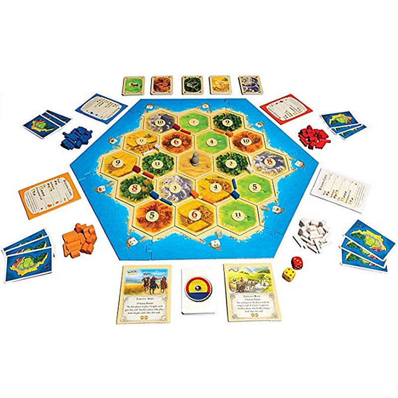 [Mã LIFE2104ALL giảm 10% đơn 50K] Trò chơi Catan phiên bản thứ 5 (English) /5th edition/Boardgame