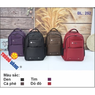 Ba lô laptop thủ đô vàng cỡ to các màu mã bl 252