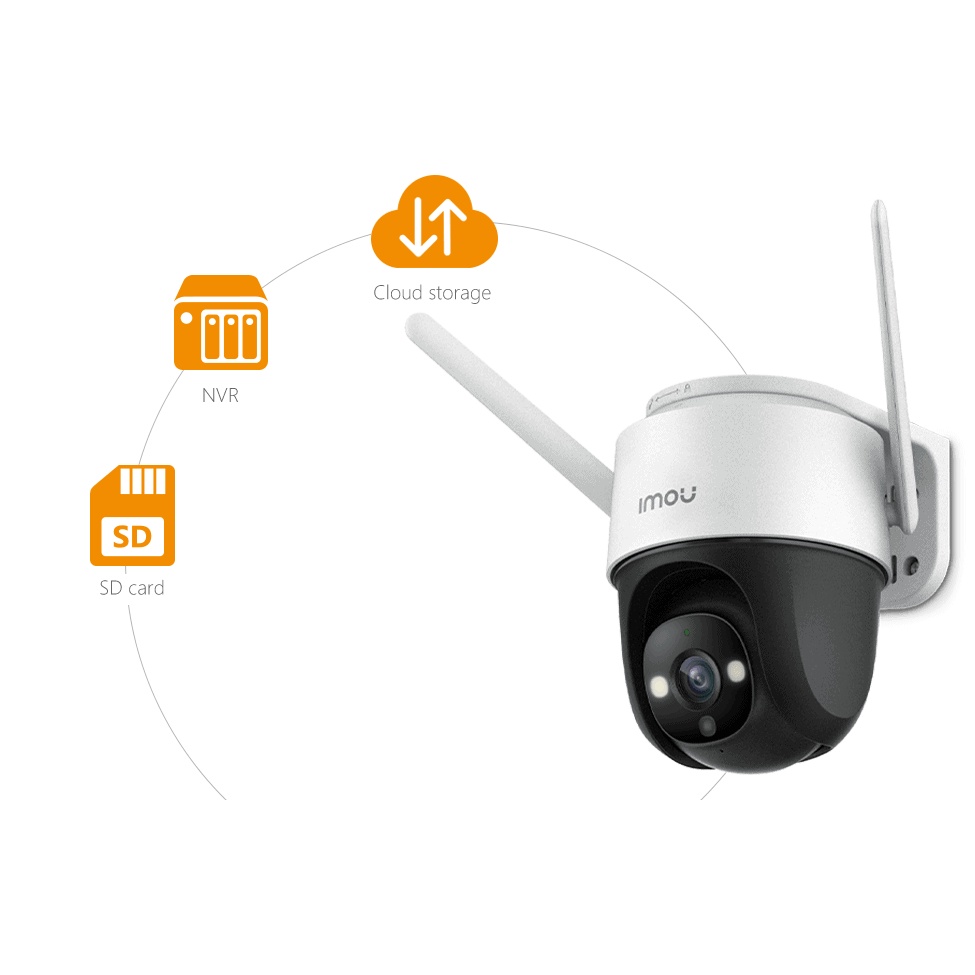 Camera ngoài trời xoay 360 độ IMOU Cruiser, wifi quay có màu ban đêm, cam giám sát cảnh báo chuyển động, có còi hú