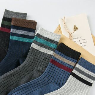 Tất nam cao cổ set 5 đôi