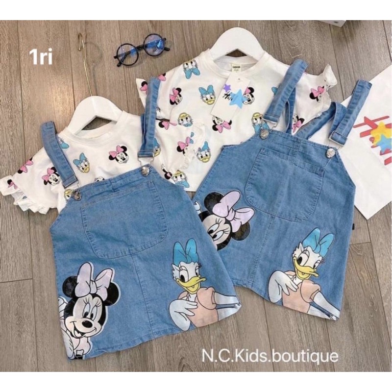 set yếm mickey bé gái