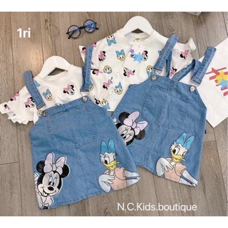 Set yếm mickey bé gái