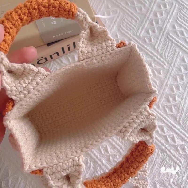 M42_Túi Xách Len Tự Đan DIY Handmade