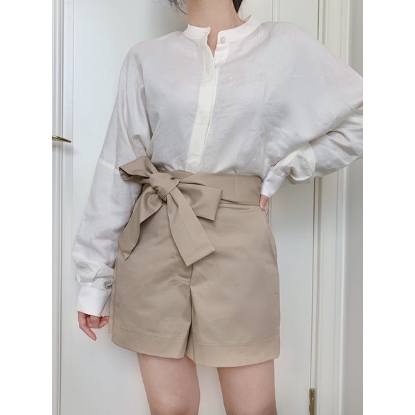 Nosbyn - Quần Nữ Khaki Kèm Thắt Lưng
