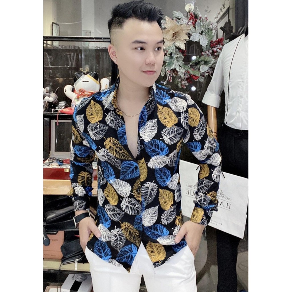 [SIÊU PHẨM]💥Áo sơ mi nam dài tay ❤️FREESHIP❤️ áo sơ mi kiểu hàn quốc họa tiết đẹp chất lụa mềm mịn siêu đẹp | BigBuy360 - bigbuy360.vn