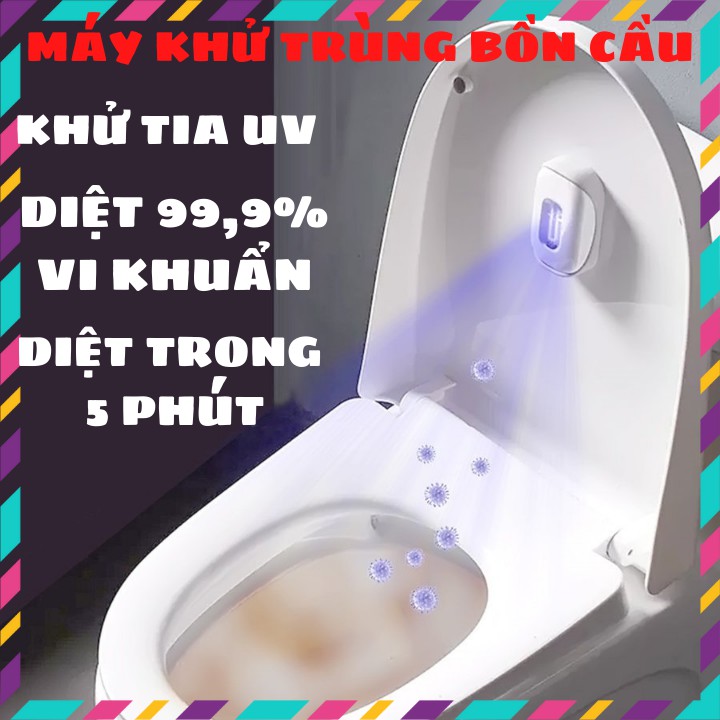 Máy khử trùng bồn cầu tia UV chính hãng Xiaomi- khử khuẩn tới 99,99%