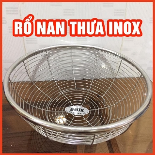 Rổ nan thưa inox size 23-26-29-33 cm