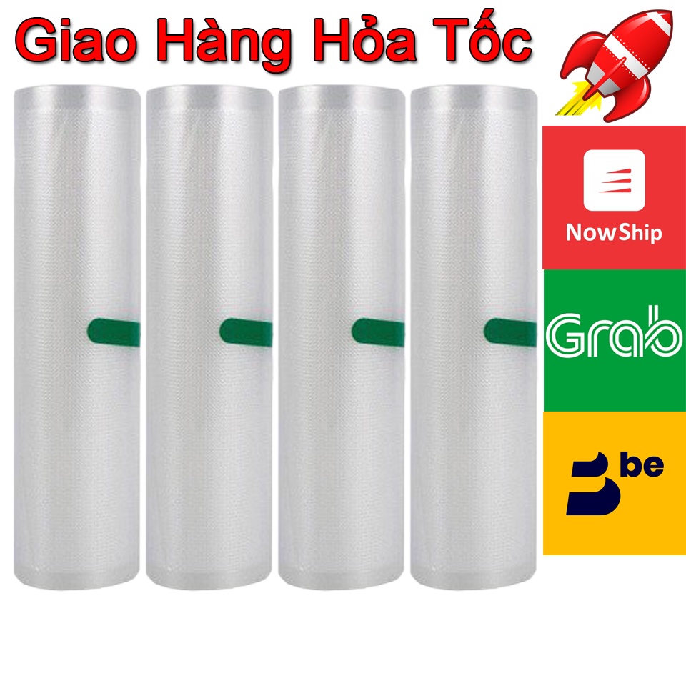 Set 4 Cuộn Túi Hút Nhám Size Nhỏ