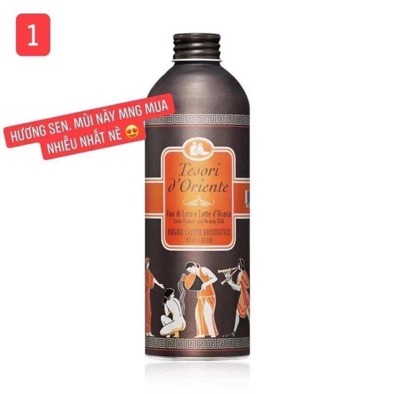 Dây 12 gói Sữa Tắm Nước Hoa Terosi Hương Hoa Sen