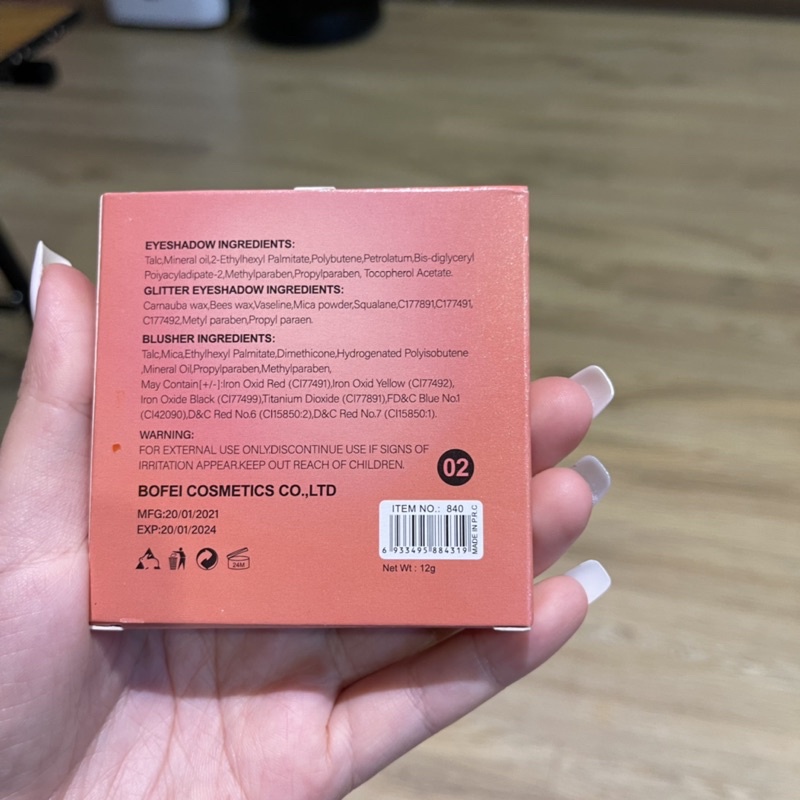 Bảng phấn mắt và má 2in1 gồm 5 ô màu Anylady You are my sweet | BigBuy360 - bigbuy360.vn