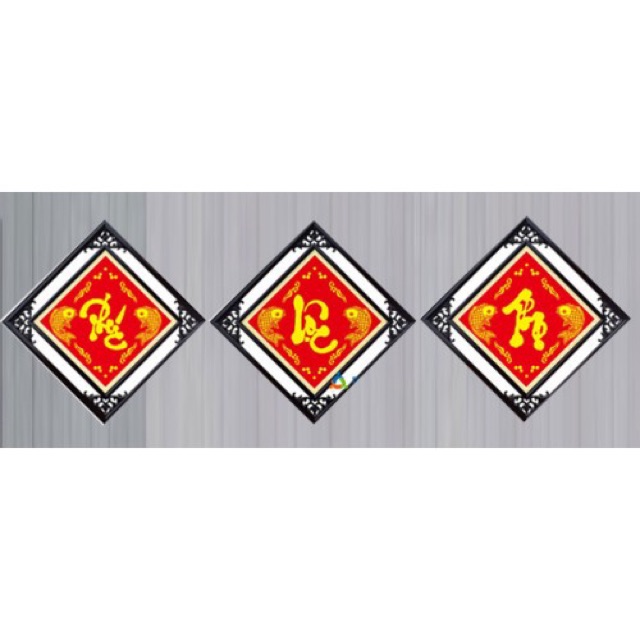 Tranh gắn đá phúc lộc thọ df175
