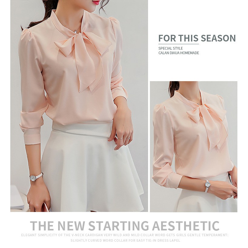 Áo sơ mi công sở nữ thiết kế trẻ trung chất liệu mát mẻ