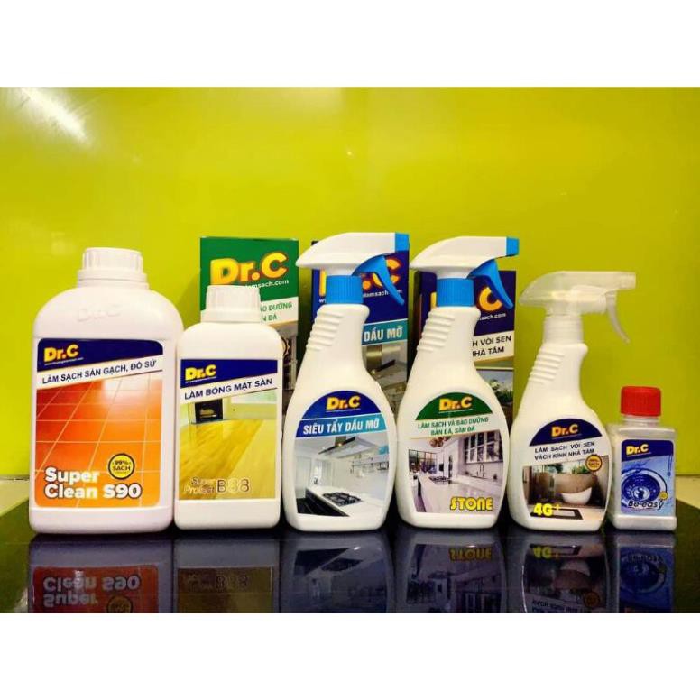 DR.C STONE - Dung dịch làm sạch và bảo dưỡng bàn đá, sàn đá, tường sơn  500ml