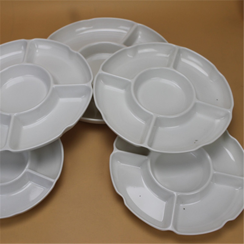 Set 2 Khay Phục Vụ Hình Tròn Trang Trí Bàn Tiệc