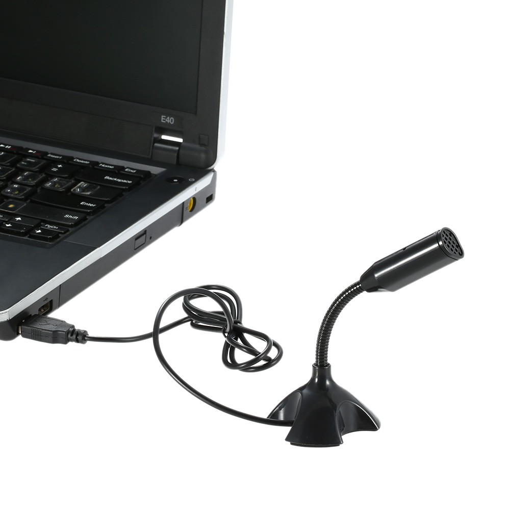 Microphone thu âm với thiết kế quay 360 độ kết nối qua USB tiện lợi cho máy tính/Mac