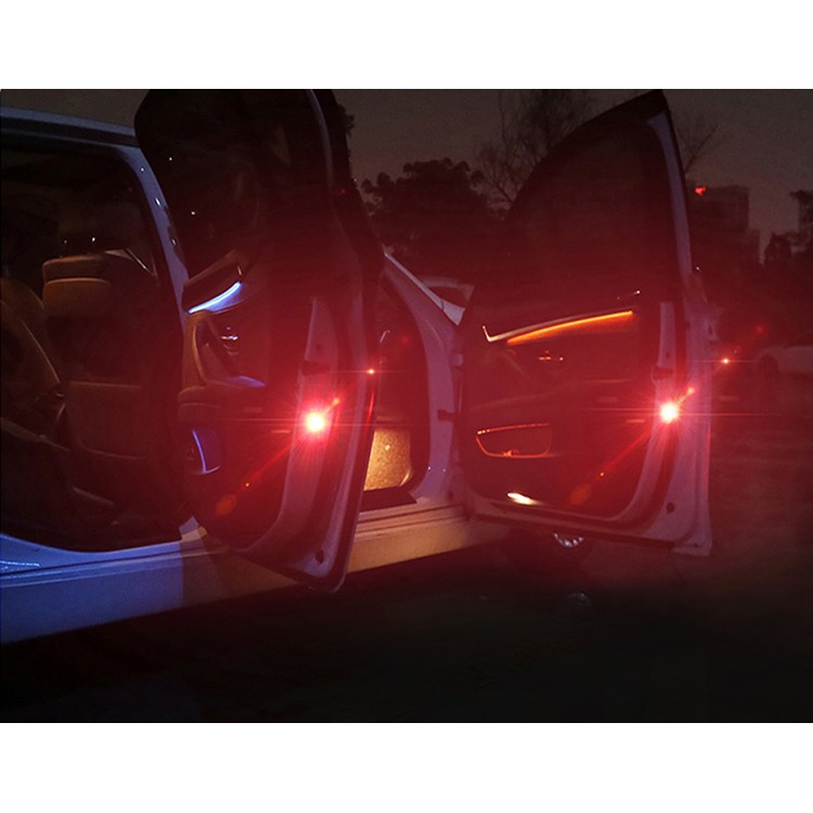 [Xả Kho] 2 Đèn LED Nhấp Nháy  Cảnh Báo Mở Cửa Ô Tô, Xe Hơi, Giảm Thiểu Tai Nạn Cho Người, Xe Đi Sau Khi Mở Cửa Ô Tô Xe