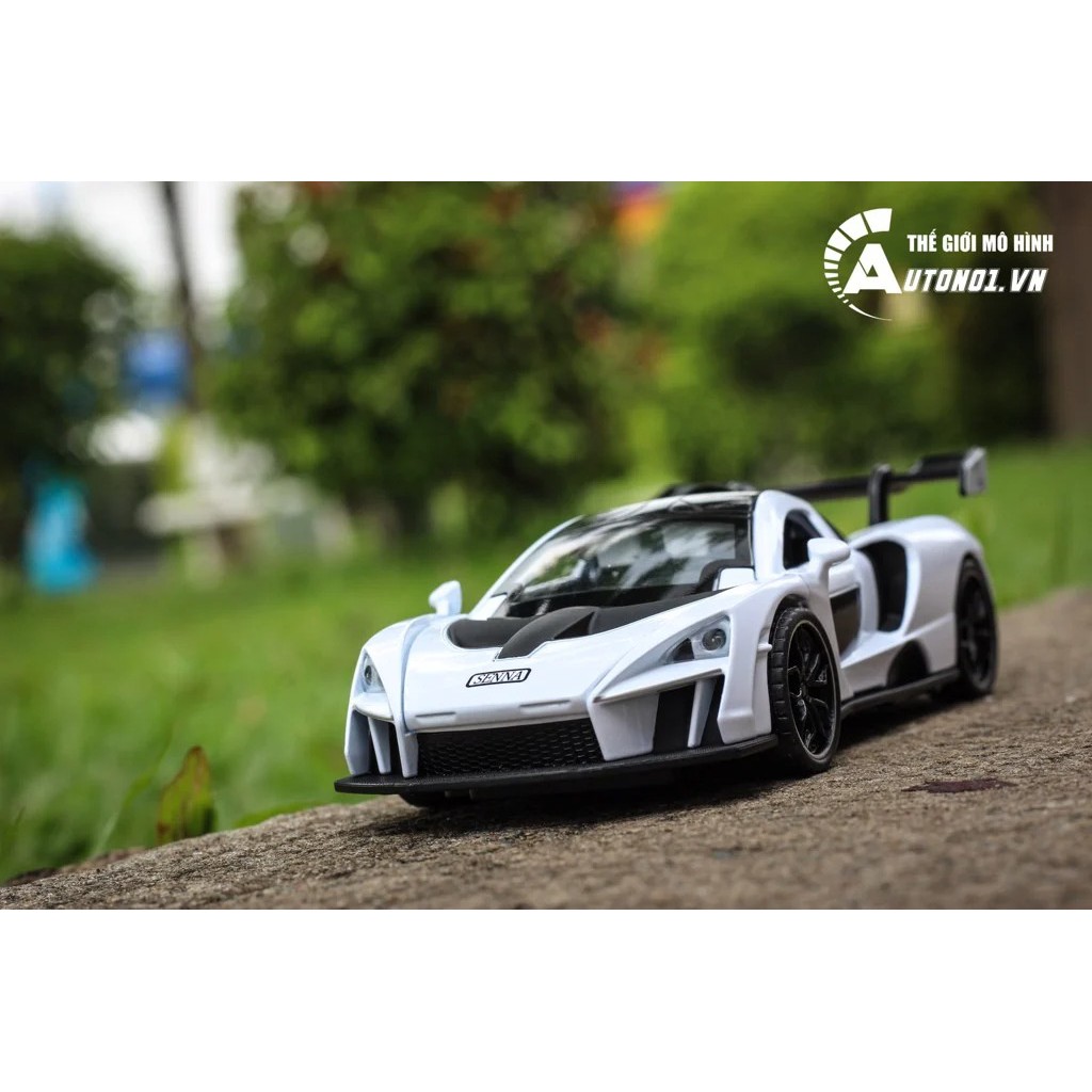 MÔ HÌNH XE MCLAREN SENNA WHITE 1:32 NEWAO 7001