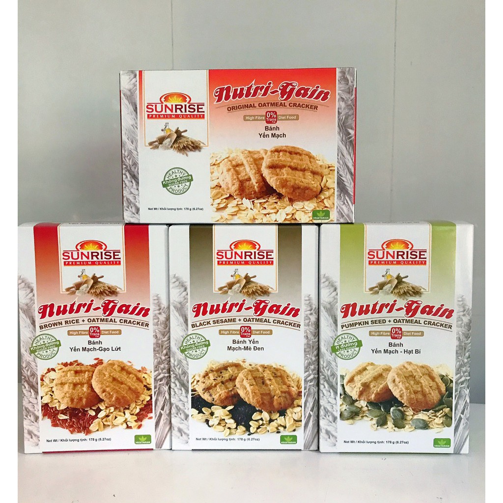 Bánh Ăn Kiêng Nutri Gain hộp 178g