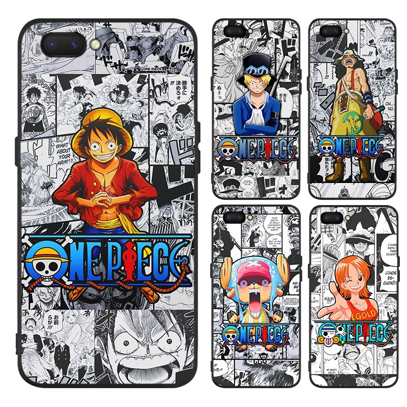 ỐP LƯNG OPPO A12 A12e A31 2020 A5S A3s A7 F1S F3 A77 F5 F7 F9 F11 Pro Casing One Piece anime Matte Case Soft Cover