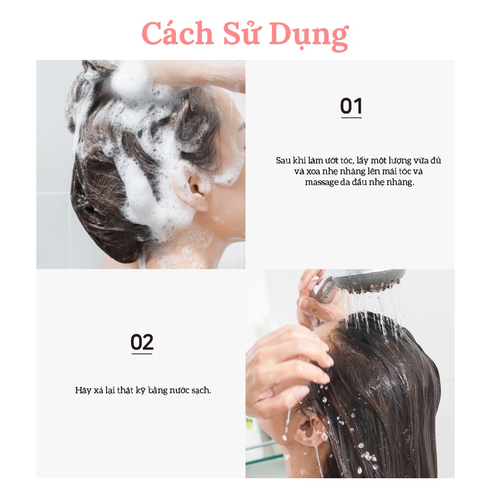 Dầu gội Dr.Smart Sakura giúp giảm gãy rụng, biotin collagen 300ml