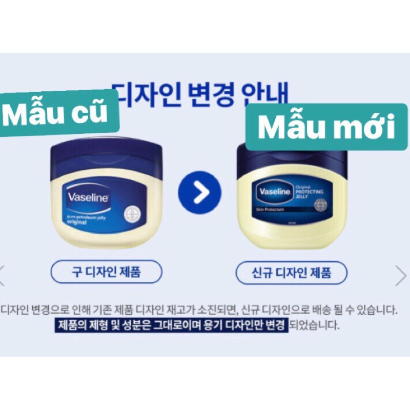 Sáp Dưỡng Ẩm Vaseline Original  Protecting Jelly 100ml (kèm bill)