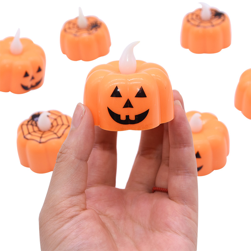 Đèn LED nến bí ngô Halloween
