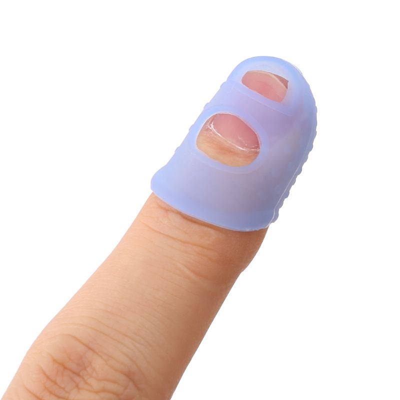 Vỏ Bọc Bảo Vệ Ngón Tay Chất Liệu Silicon Chống Trượt Màu Sắc Ngẫu Nhiên