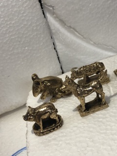 1 bộ 12 con giáp bằng đồng mini