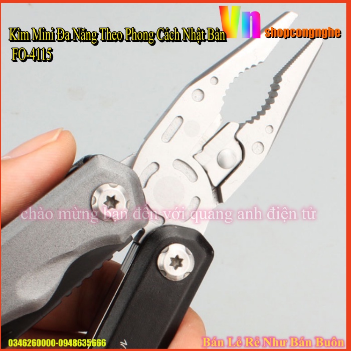 Kìm kết hợp búa kẹp đa năng Fukuoka Tools