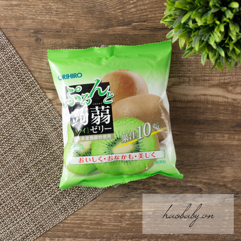 [DATE MỚI] Thạch Trái Cây Orihiro Nội địa Nhật 120g cho bé ăn dặm (gồm 6 gói nhỏ)