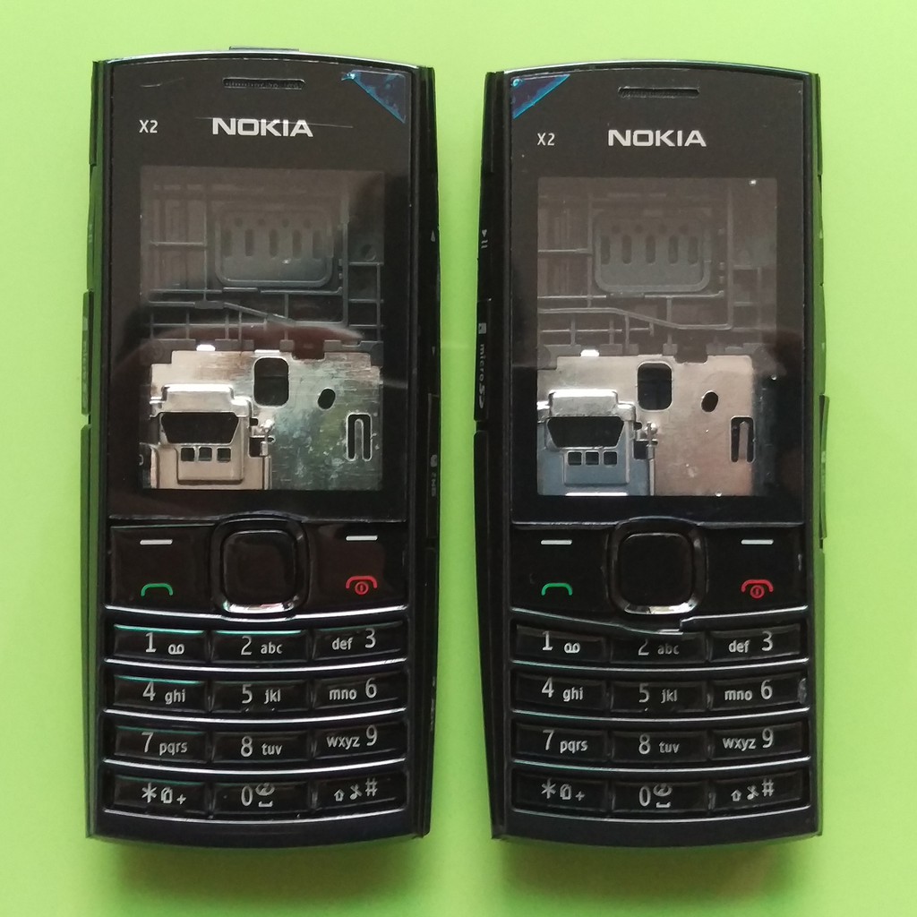 Vỏ Bộ + Sườn Nokia X2_02 ,Tặng Bàn Phím zin Kèm Theo