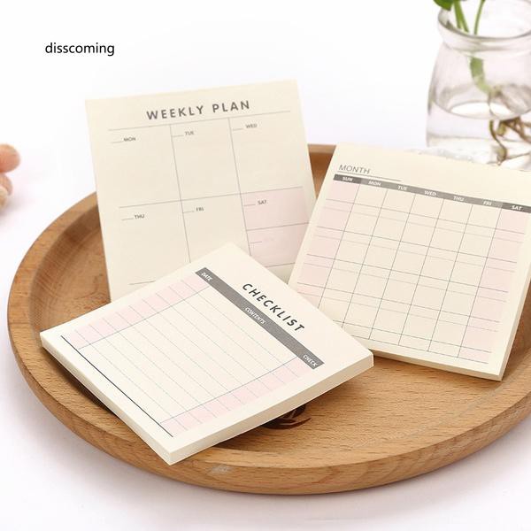 Sổ tay lên kế hoạch ngày tháng danh sách làm việc tiện dụng