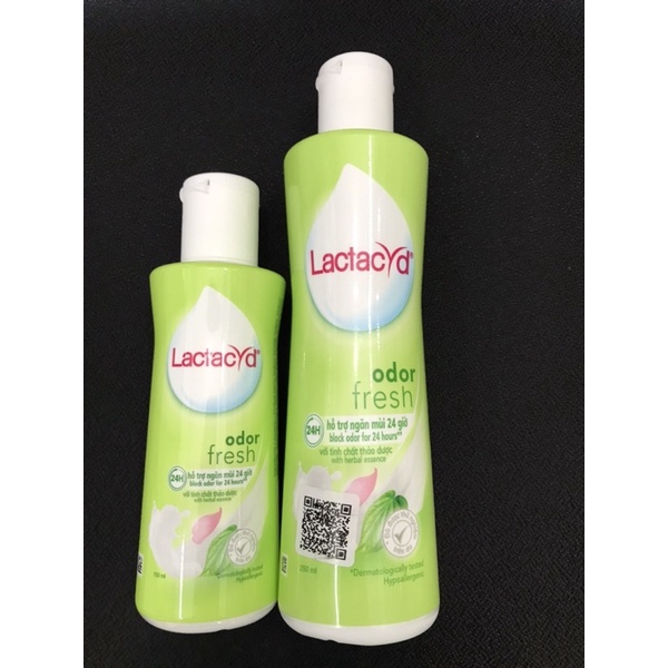 Dung dịch vệ sinh Lactacyd trầu không - Dung Dịch vệ sinh Lactacyd Odor Fresh Ngăn Mùi 24H 250ml