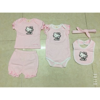 Xả lỗ - set bộ 5 chi tiết mèo hello kitty cho bé gái