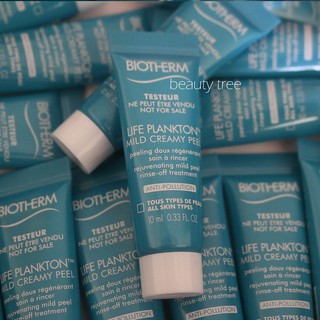 nước hoa hồng tẩy da chết nhẹ Biotherm LIFE PLANKTON MILD CREAMY PEEL 30ml(10mlx3pcs)