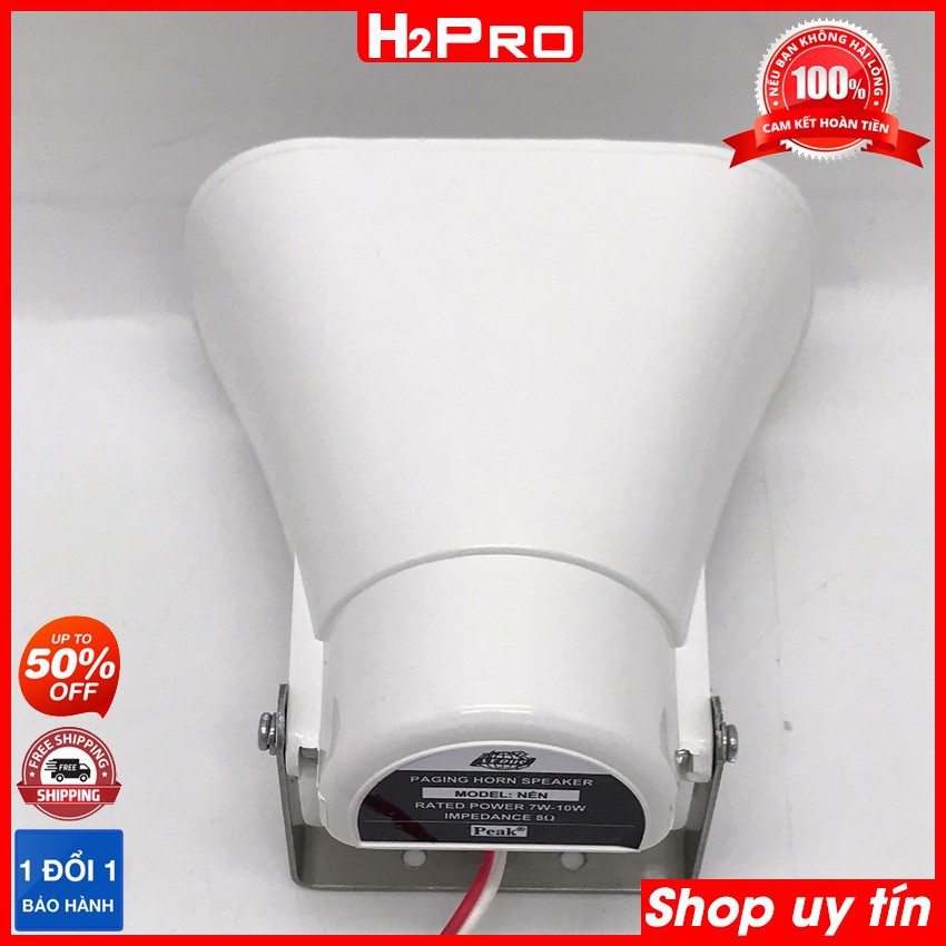 Loa Nén Phóng Thanh PEAK 10W H2Pro chính hãng vành 15x10cm, loa phóng thanh mini 10W cao cấp