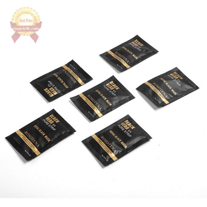 Miếng dá kem bôi lột mụn đầu đen vùng mũi ROYAL BLACK MASK cao cấp 6g lấy trứng cá cám