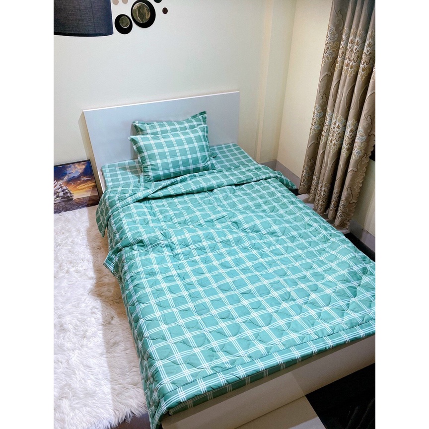 Ga trải giường bo chun bọc đệmMẪU NGỰA XÁM