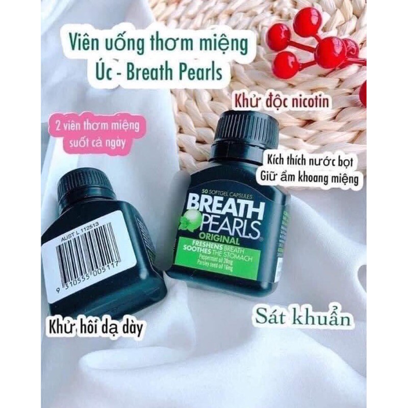 Viên uống thơm miệng Breath pearls